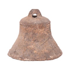 19th Century Chinese Flared Iron Bell