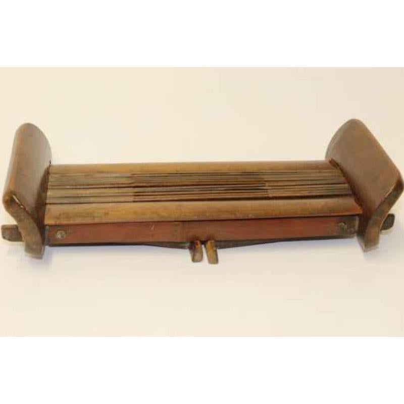 19th Century, Chinese Folding Bamboo Headrest, circa 1800 For Sale 8