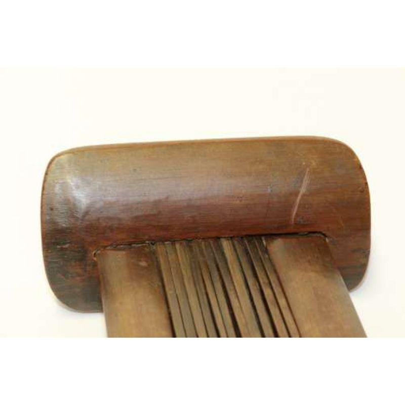 19th Century, Chinese Folding Bamboo Headrest, circa 1800 For Sale 10