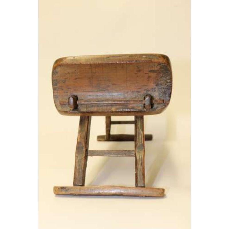 19th Century, Chinese Folding Bamboo Headrest, circa 1800 For Sale 3