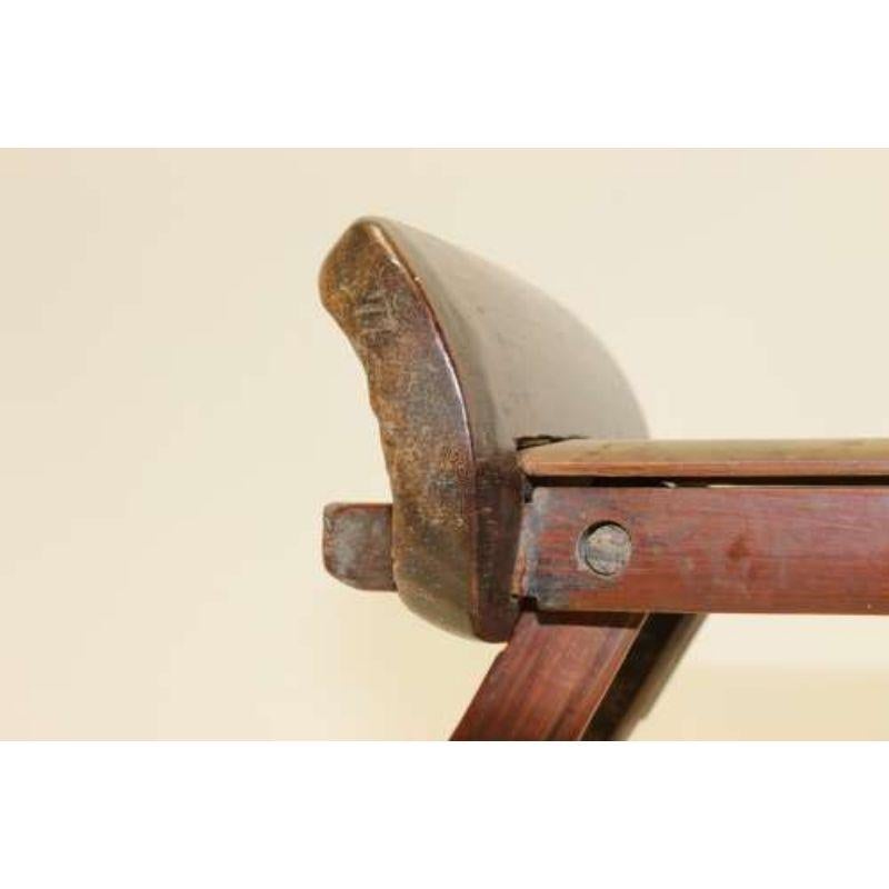 19th Century, Chinese Folding Bamboo Headrest, circa 1800 For Sale 4
