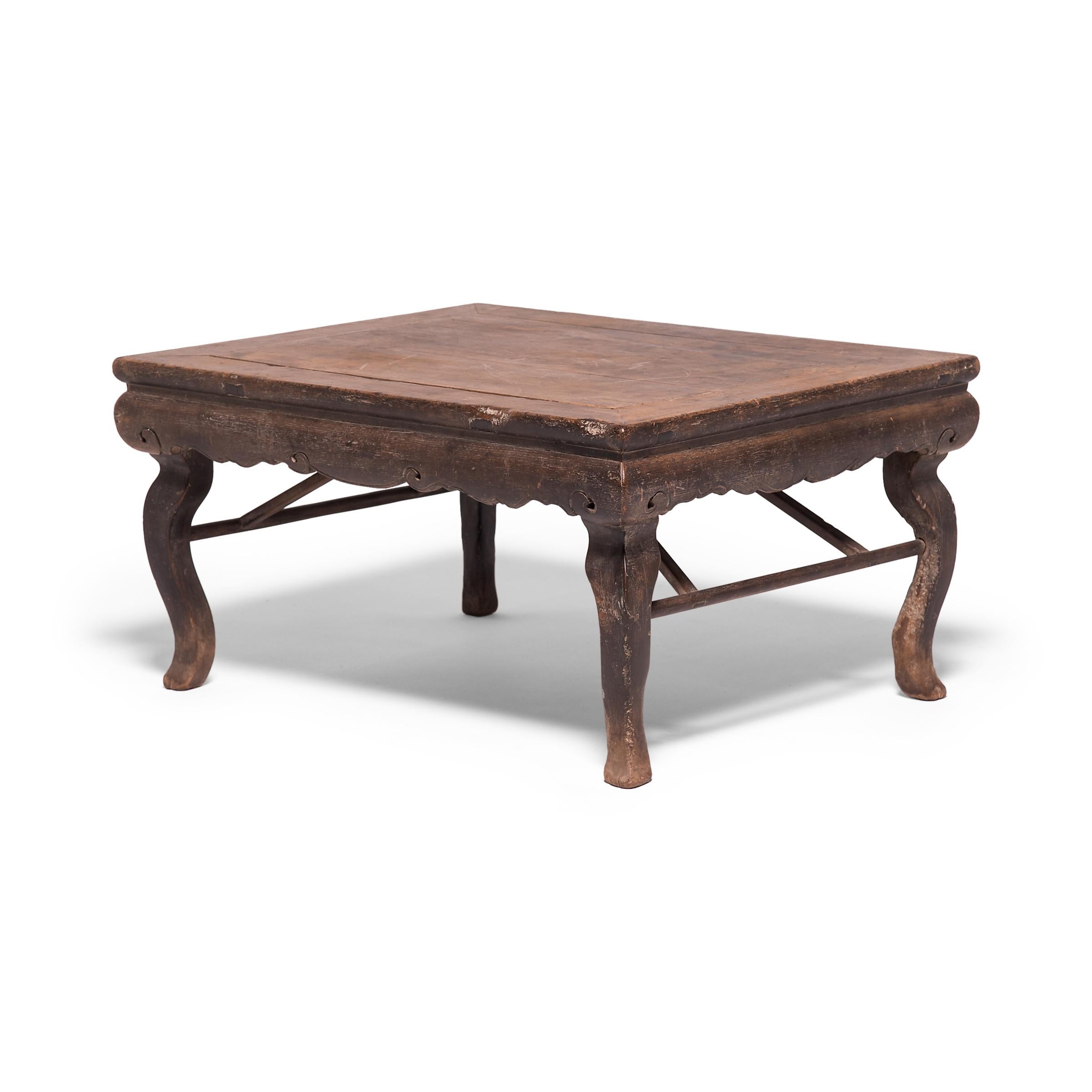 This table was designed centuries ago to accompany Chinese artists and scholars on excursions into gardens, forests, and fields. It would have been used for painting sessions, poetry readings, picnics, and ancient drinking games known as yaji. The