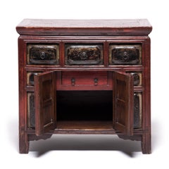 19th Century Chinese Gilded and Lacquered Cushion Chest