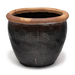 19th Century Chinese Glazed Garden Rain Pot