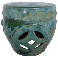 19th Century Chinese Green Garden Seat I