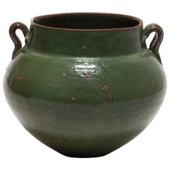 19th Century Chinese Green Glazed Jar