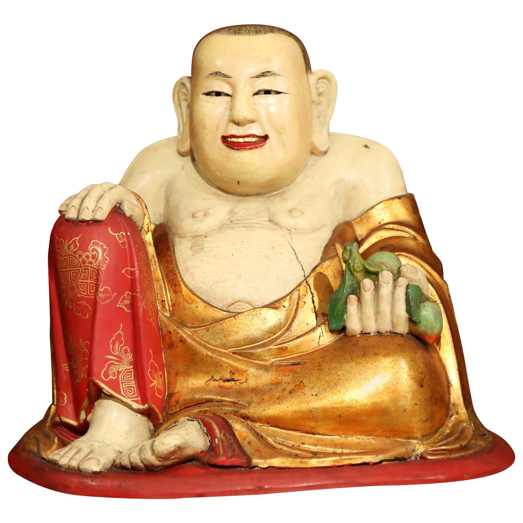 19th Century Chinese Buddha Head at 1stDibs