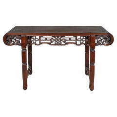 19th Century Chinese hardwood Alter table.
