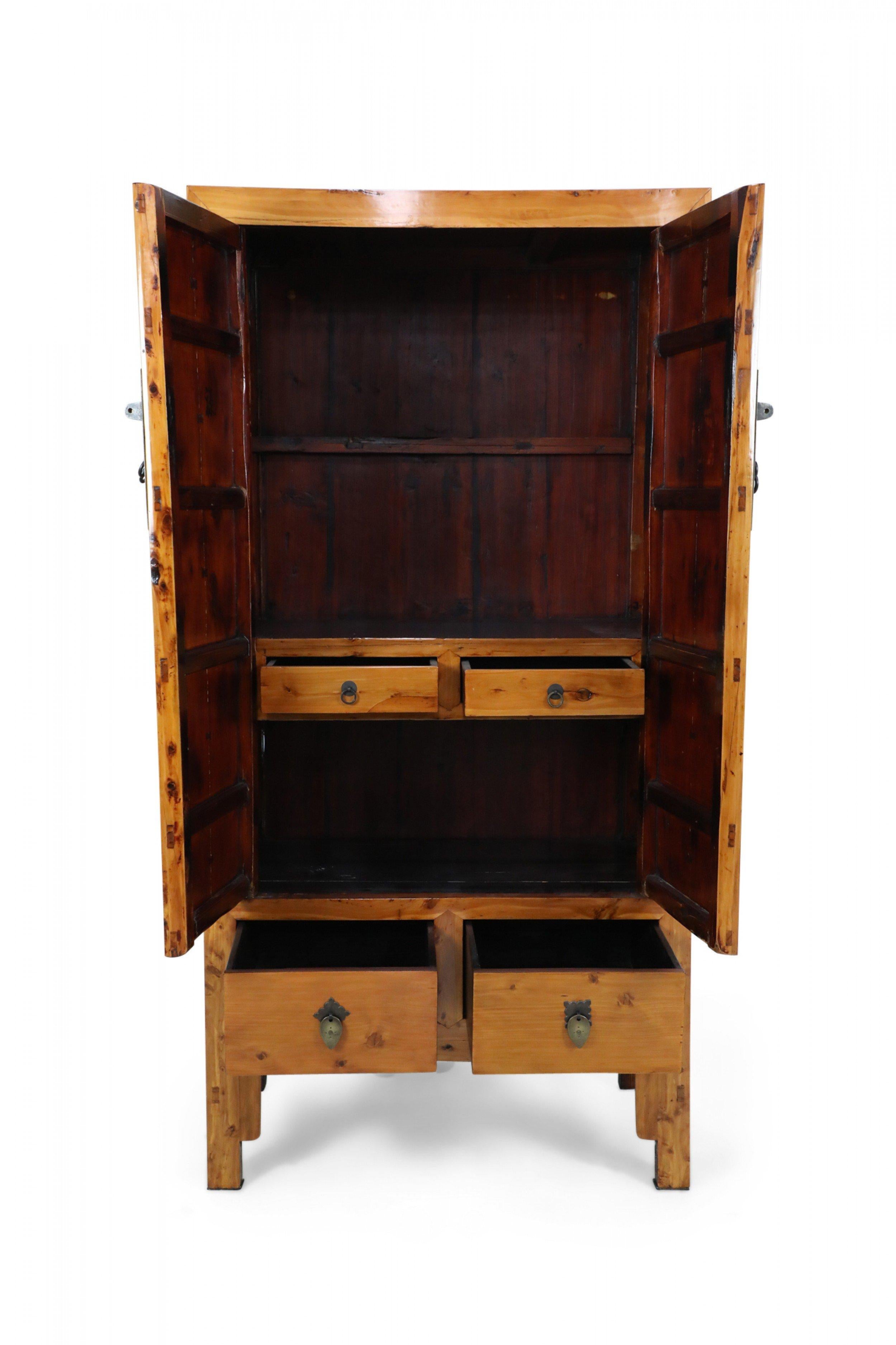 19th Century Chinese Hardwood Armoire For Sale 3