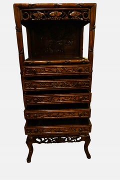 19th Century Chinese Hardwood Cabinet Chest