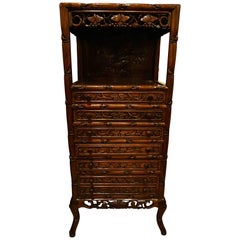 19th Century Chinese Hardwood Cabinet Chest