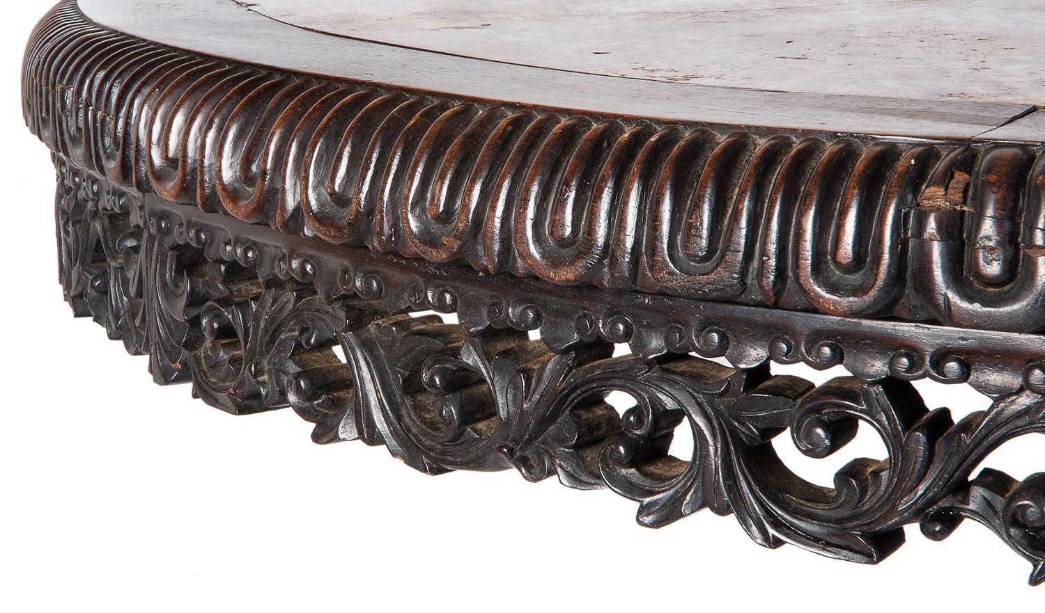 19th Century Chinese Hardwood Centre Table 2