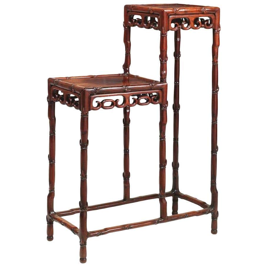 19th Century Chinese Hardwood Display Table or Stand For Sale at 1stDibs