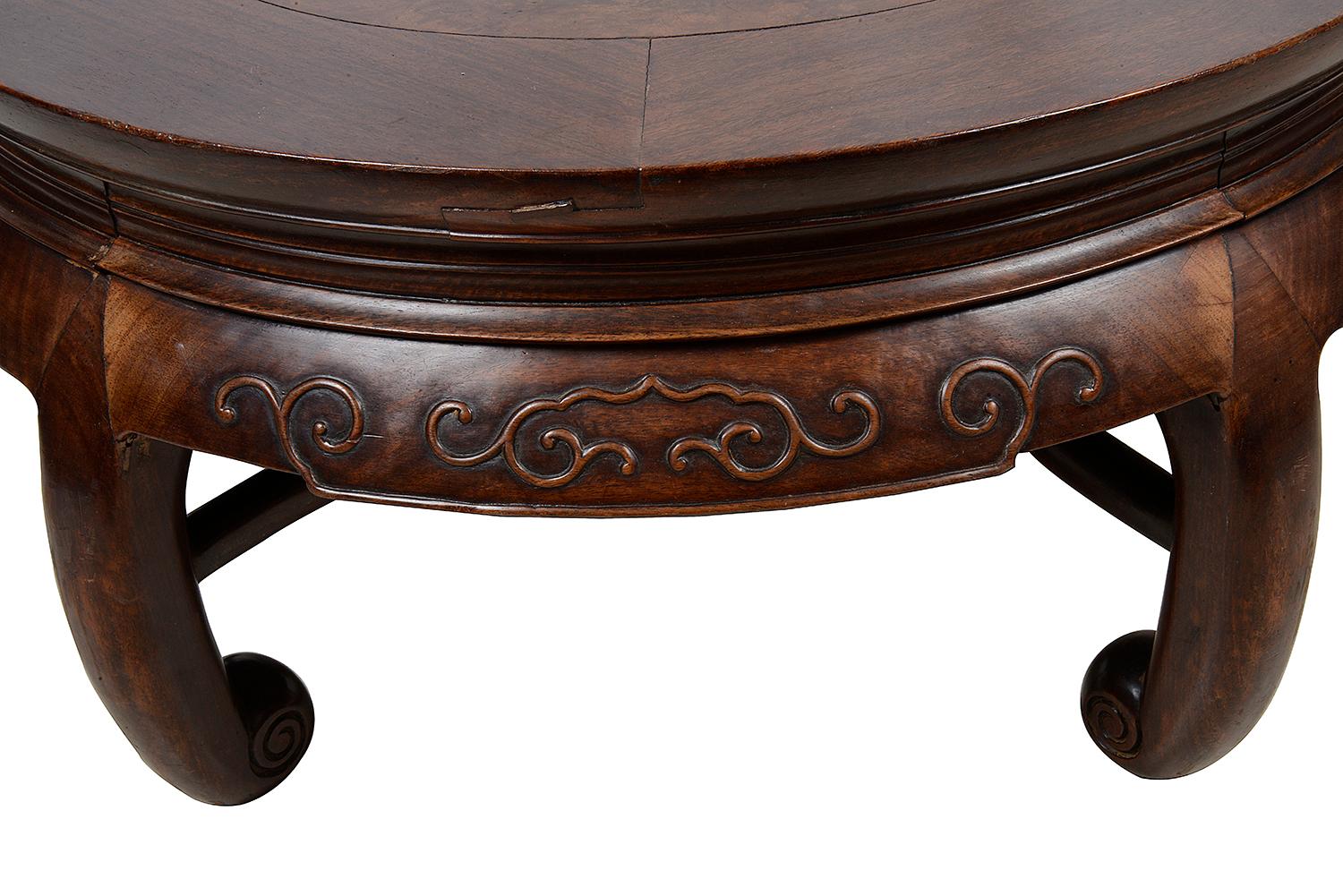 Chinese Export 19th Century Chinese Hardwood Opium Table