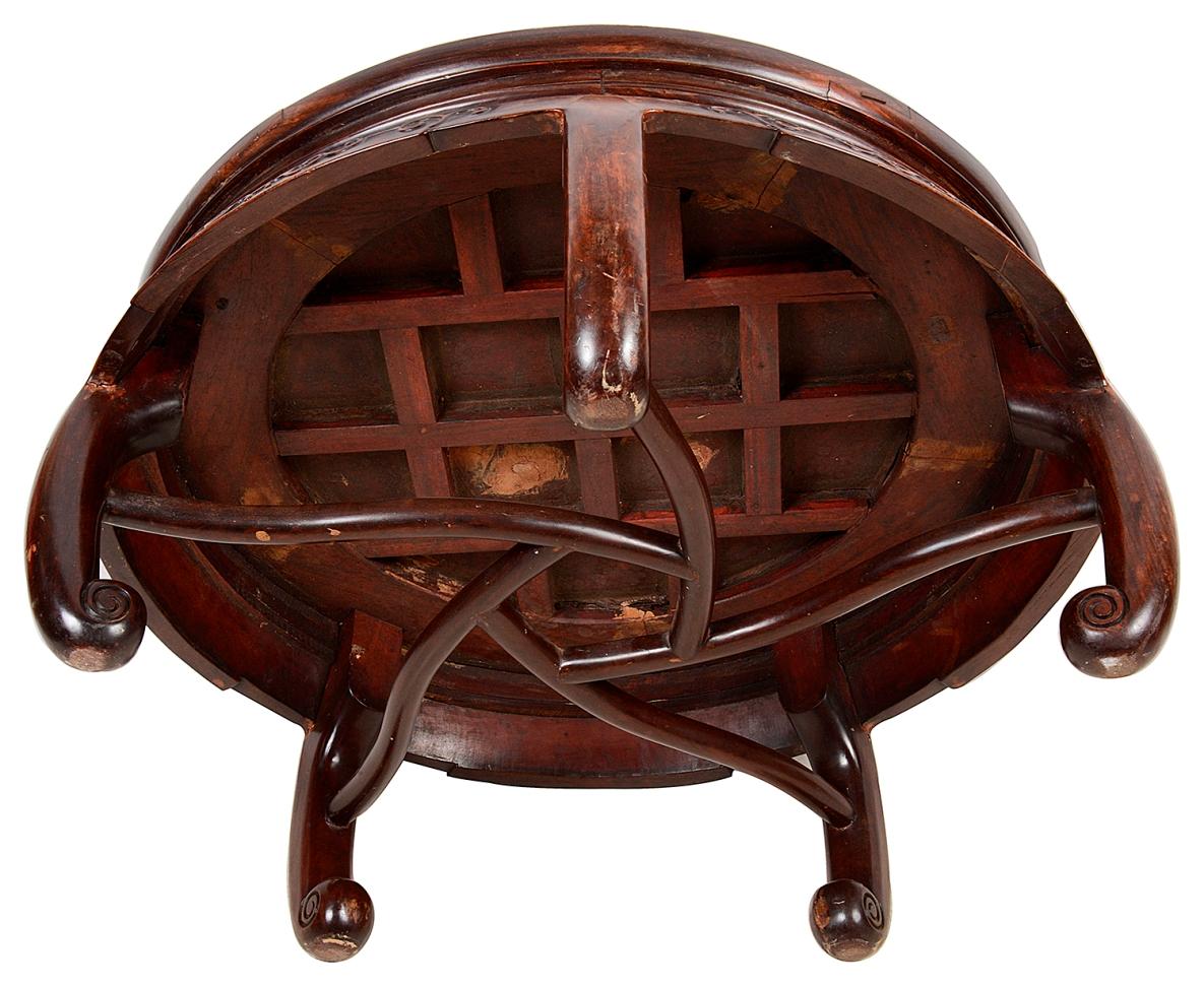 19th Century Chinese Hardwood Opium Table In Good Condition In Brighton, Sussex