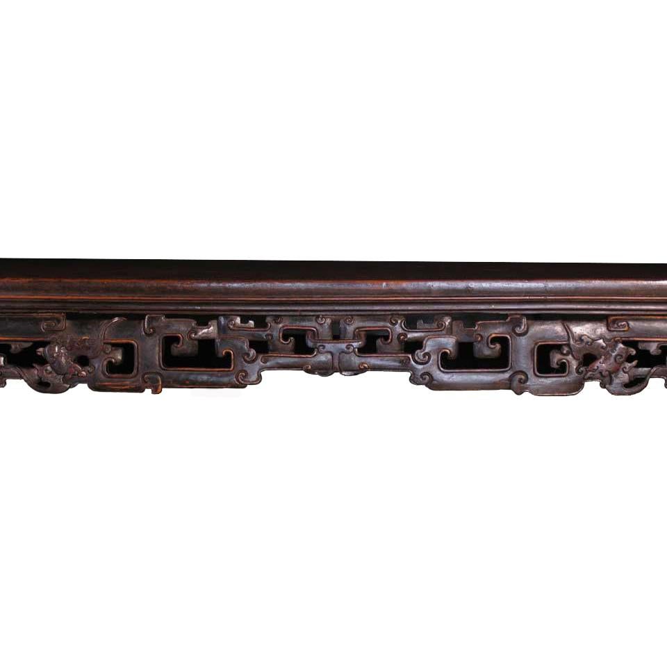 19th Century Chinese Hardwood Provincial-Style Altar Table For Sale 1