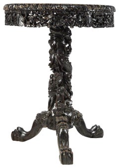 19th Century Chinese Hardwood Side Table