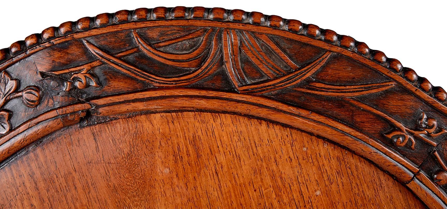 19th Century Chinese Hardwood Side Table In Excellent Condition For Sale In Brighton, Sussex