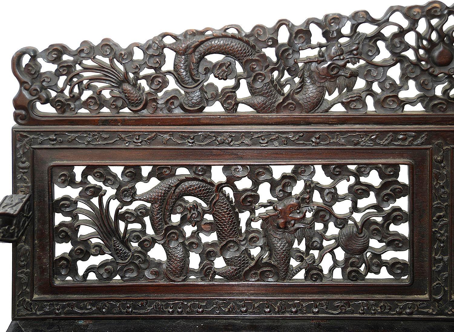 chinese wooden sofa