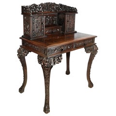 19th Century Chinese Hardwood Writing Desk