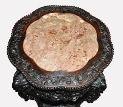 19th Century Chinese Hongmu Incense Stand