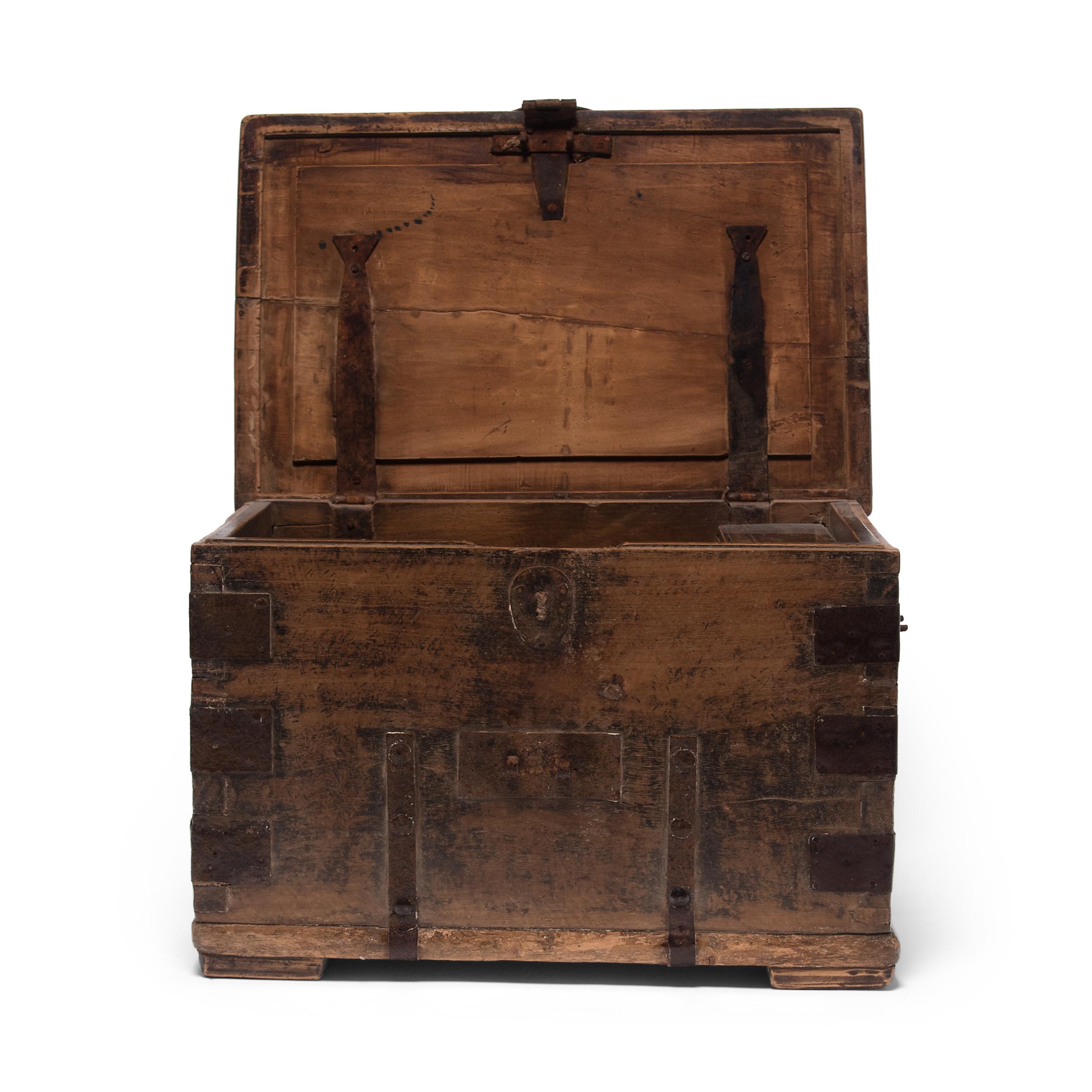 19th Century Chinese Iron Clad Keeper's Chest 2