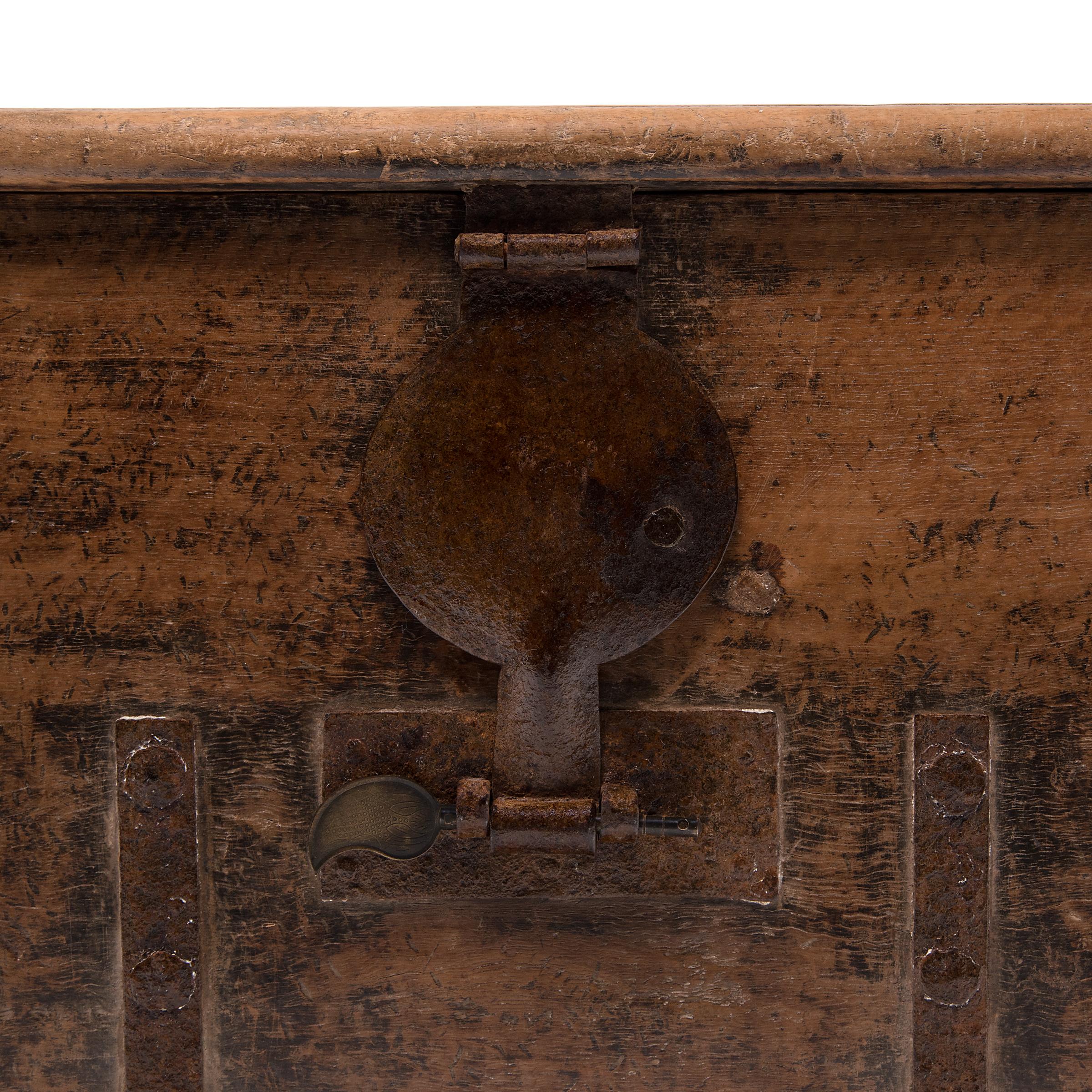 19th Century Chinese Iron Clad Keeper's Chest 4