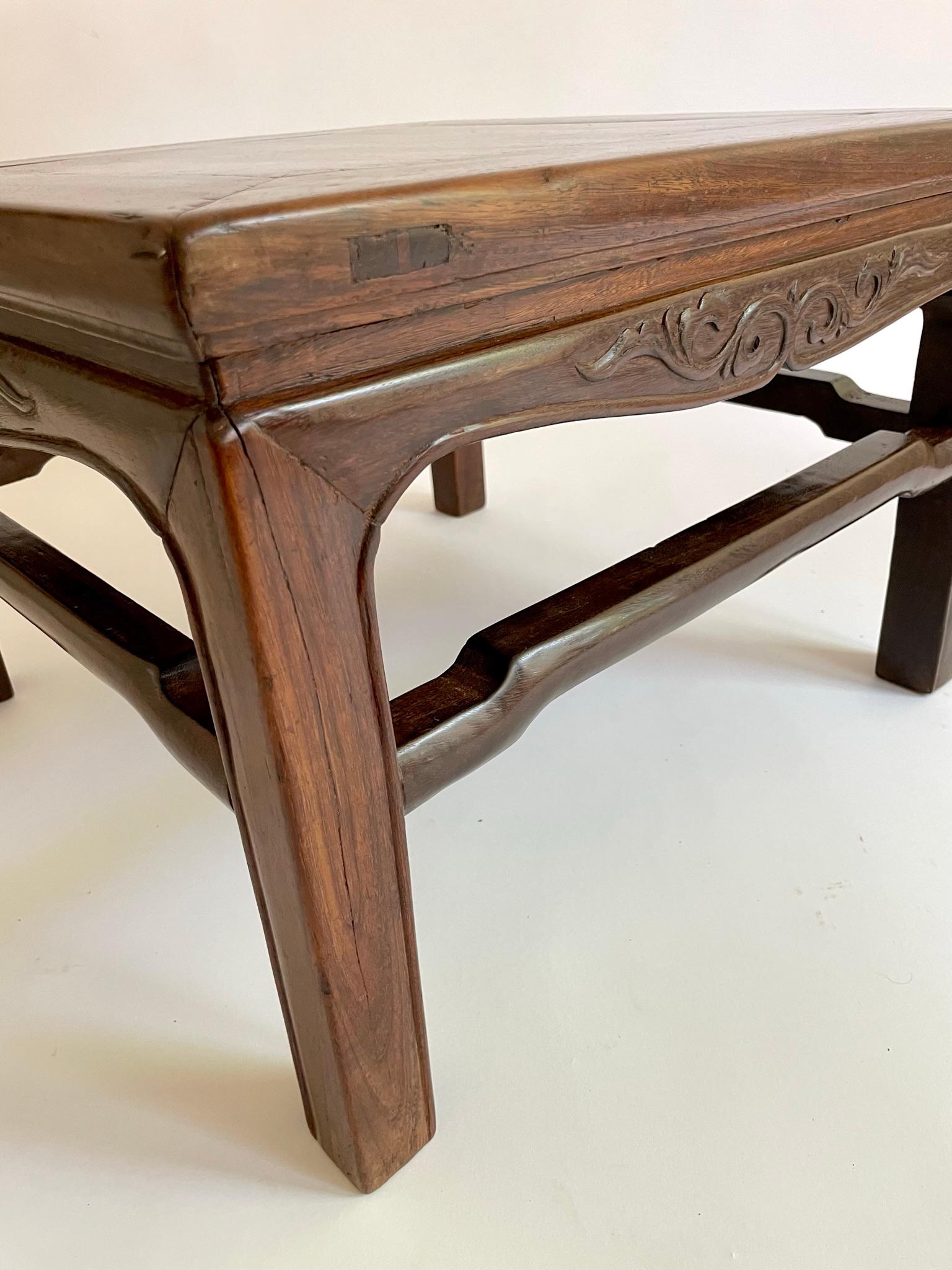 Table Kang en bois de fer chinois du XIXe siècle (Teilimu en vente 9