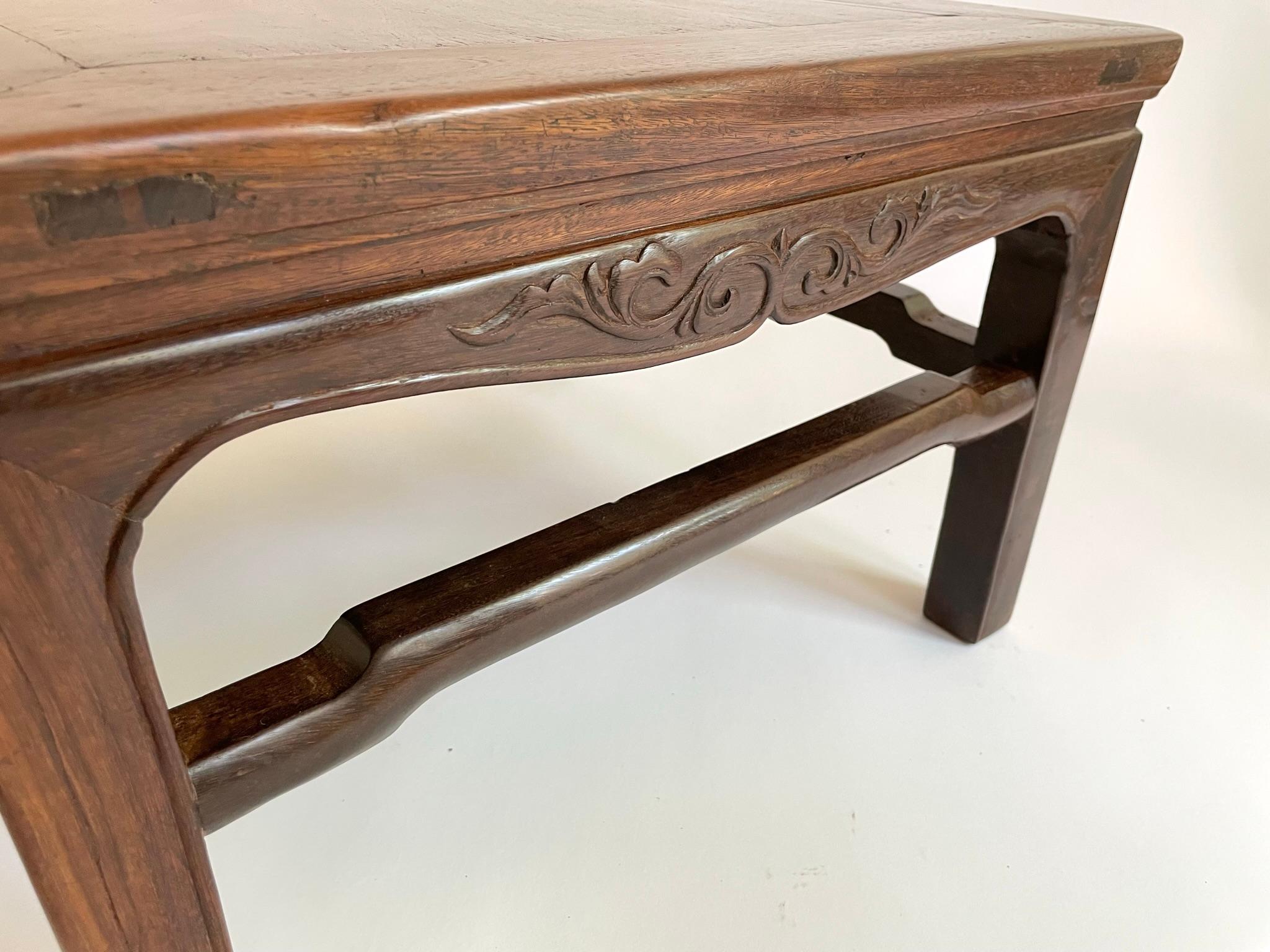 Table Kang en bois de fer chinois du XIXe siècle (Teilimu en vente 10