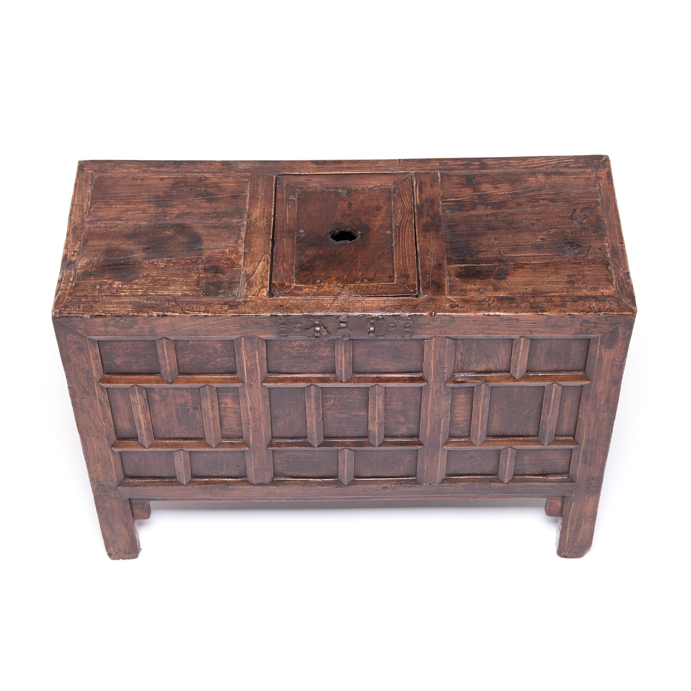 Elm 19th Century Chinese Keeper's Chest