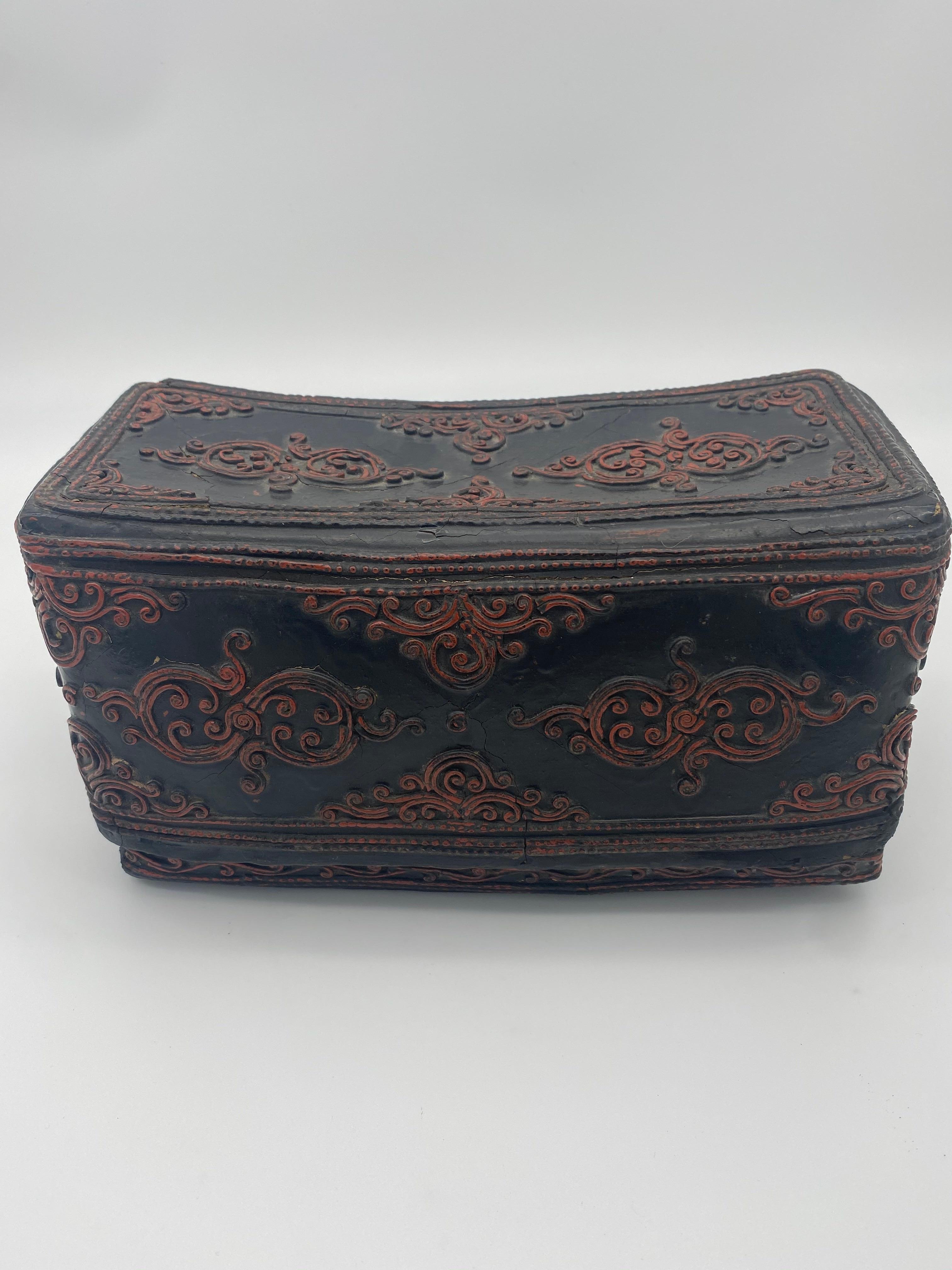 burmese lacquer box