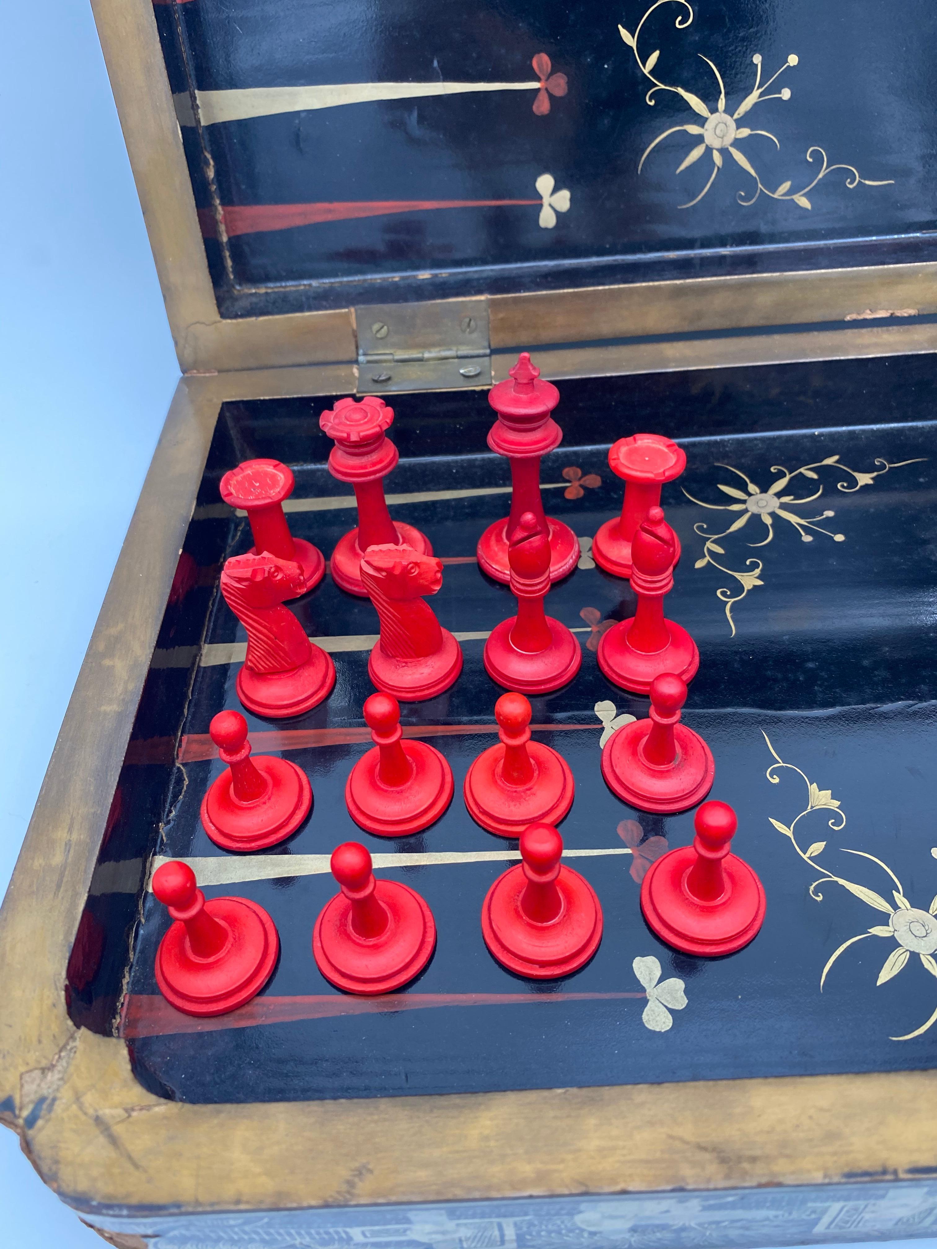 19th Century Chinese Lacquer Gaming Board For Sale 2