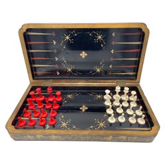 19th Century Chinese Lacquer Gaming Board