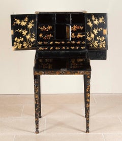 19th Century Chinese Lacquered Cabinet