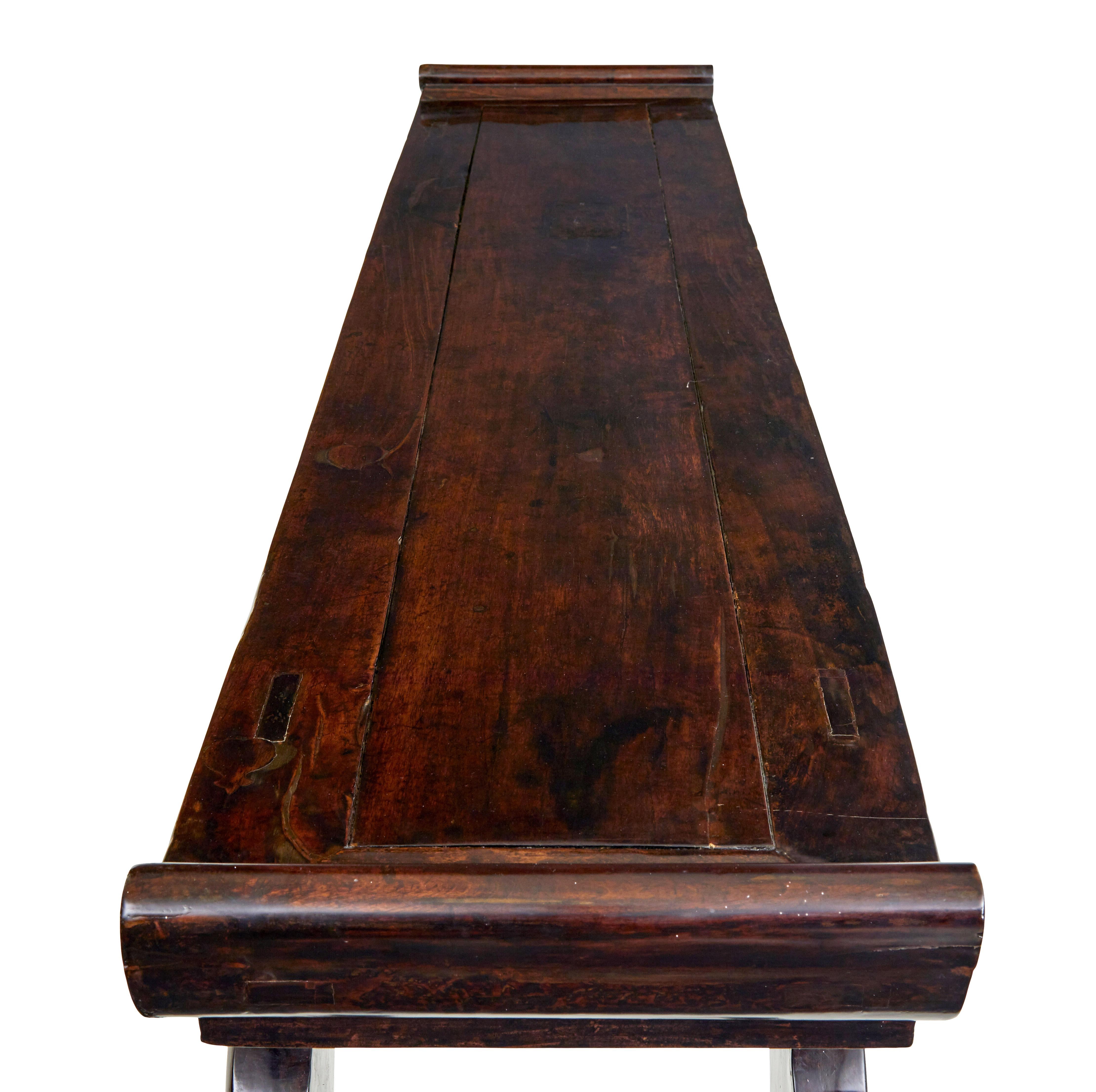 Legno massiccio Credenza cinese in legno duro laccato del XIX secolo in vendita