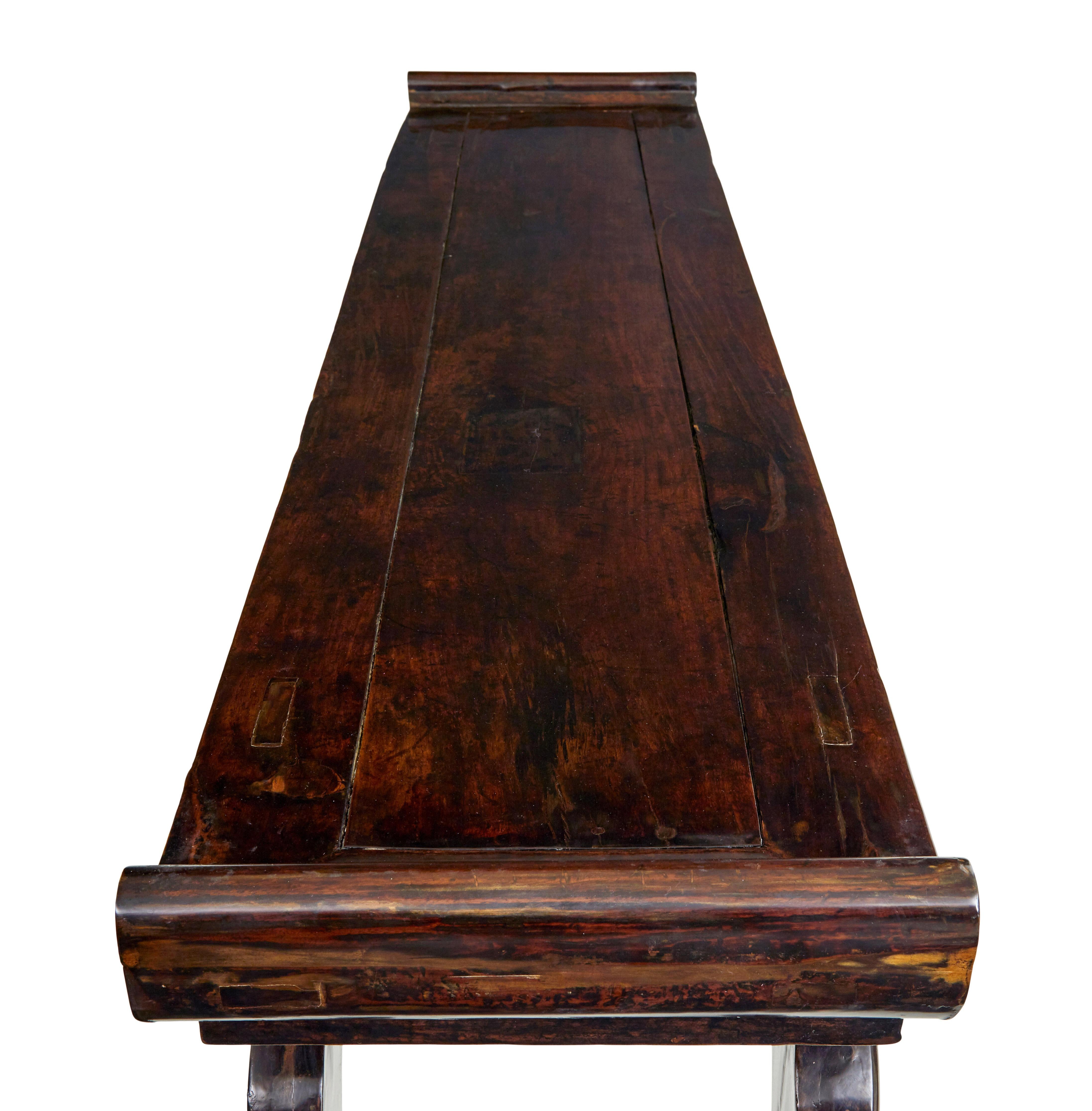 Credenza cinese in legno duro laccato del XIX secolo in vendita 1