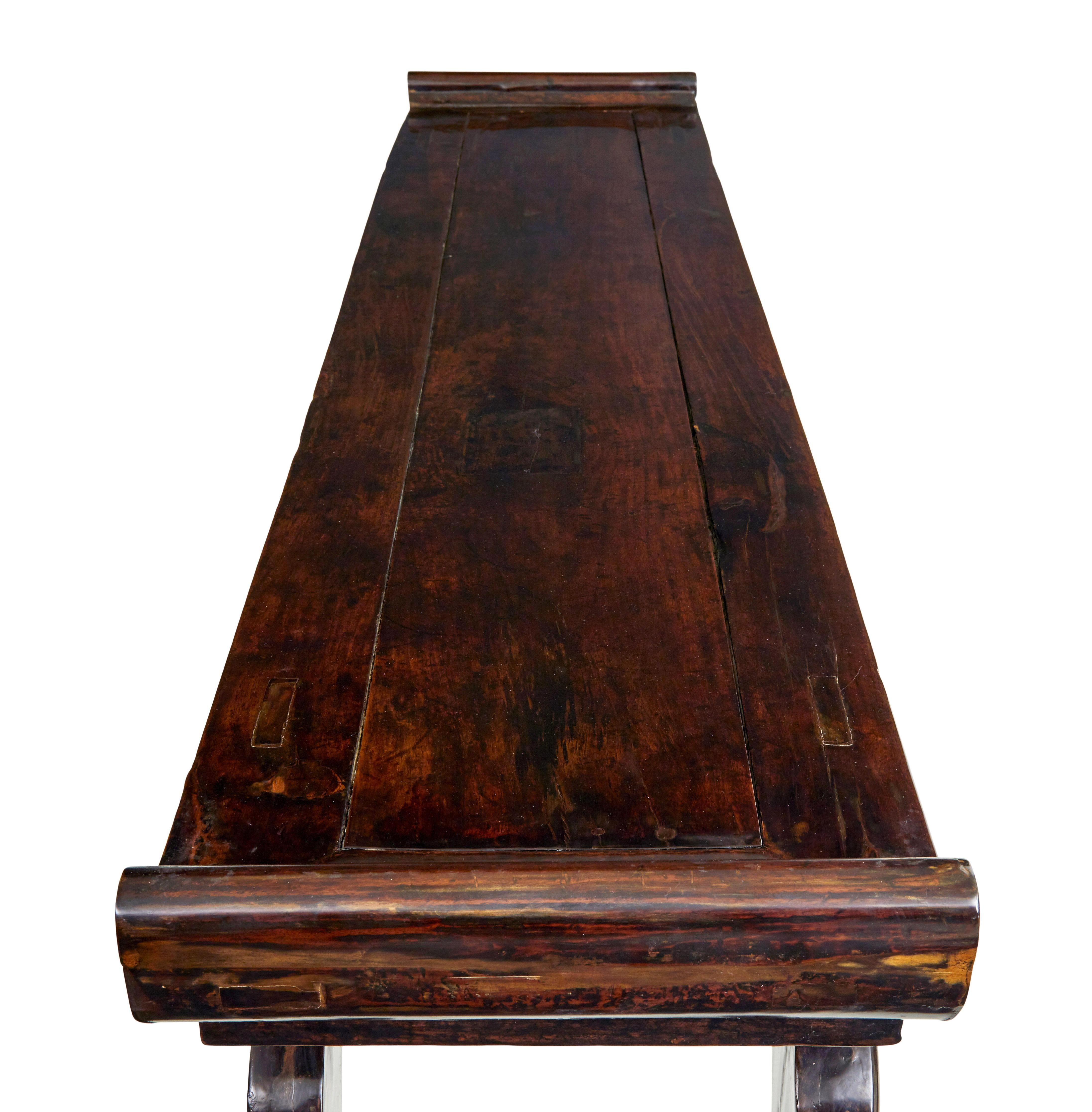 Credenza cinese in legno duro laccato del XIX secolo in vendita 1