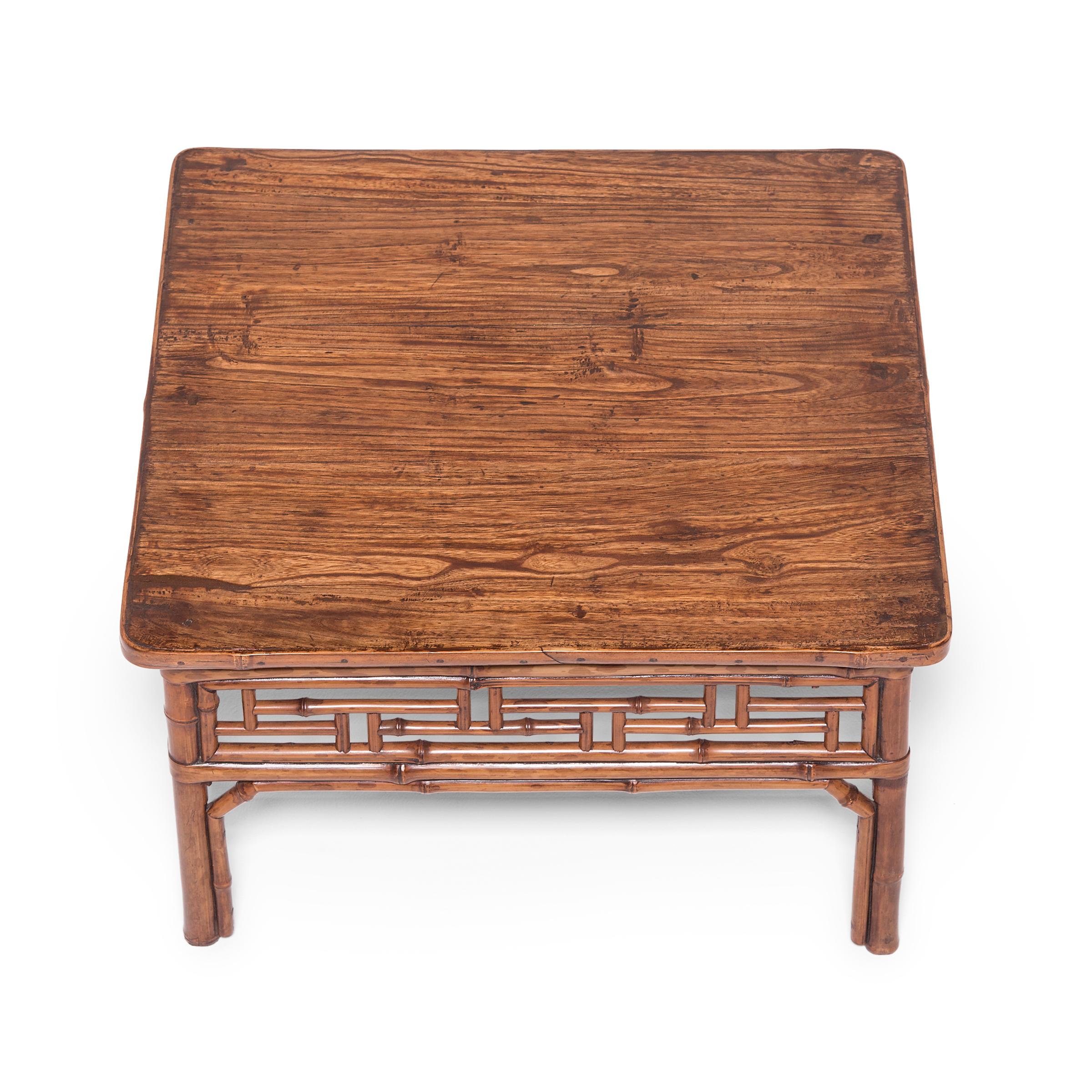 19th Century Chinese Low Bamboo Table 1