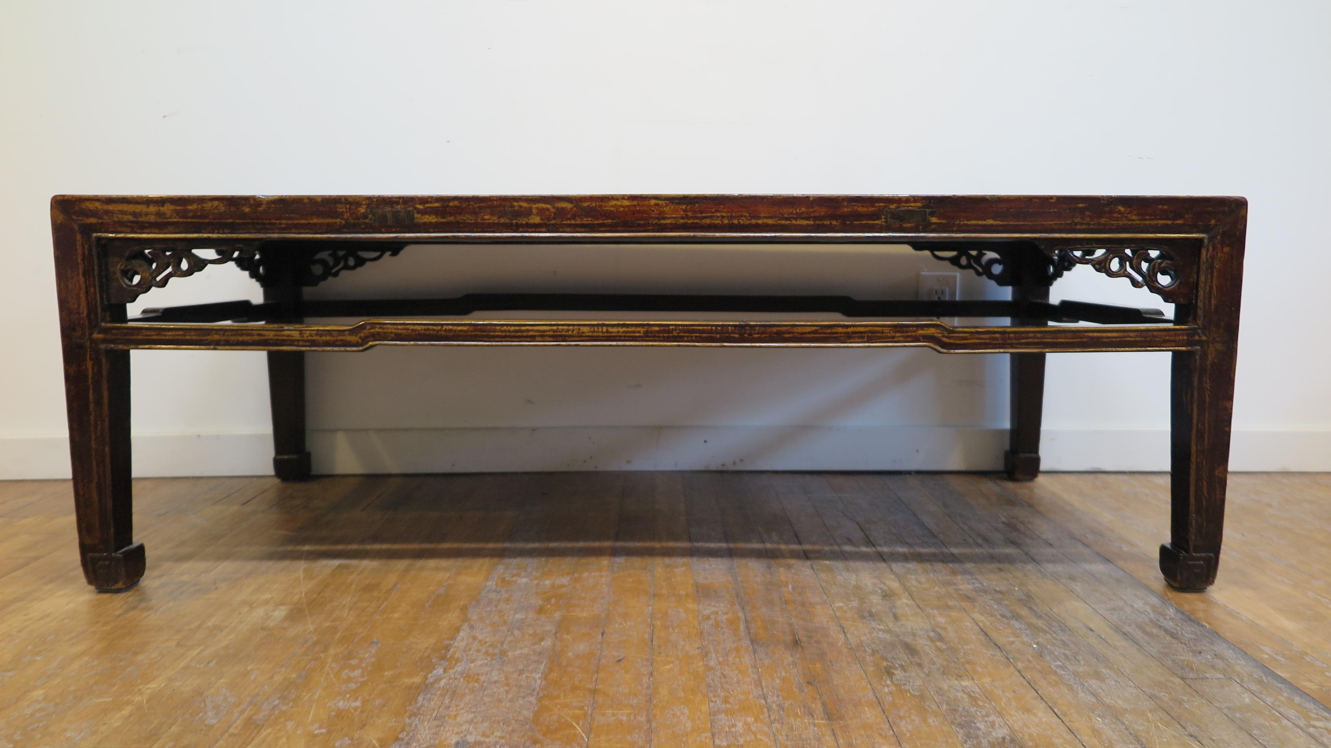 19th Century Chinese Low Table Cocktail Coffee Table  2