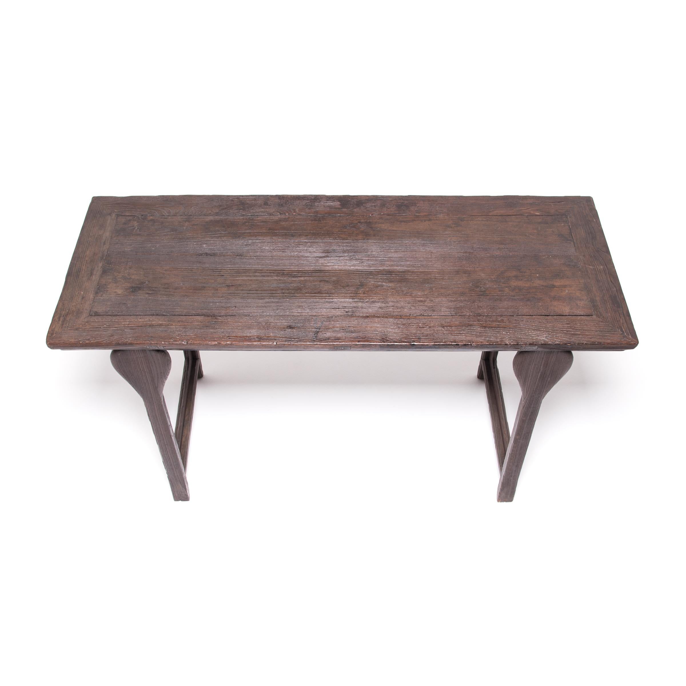 19th Century Chinese Ming Form Painting Table, c. 1800 For Sale