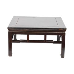 19th Century Chinese Ming Style Coffee Table with Original Lacquer