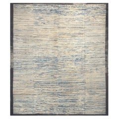 Alfombra mongola china del siglo XIX 7' x 9' 2