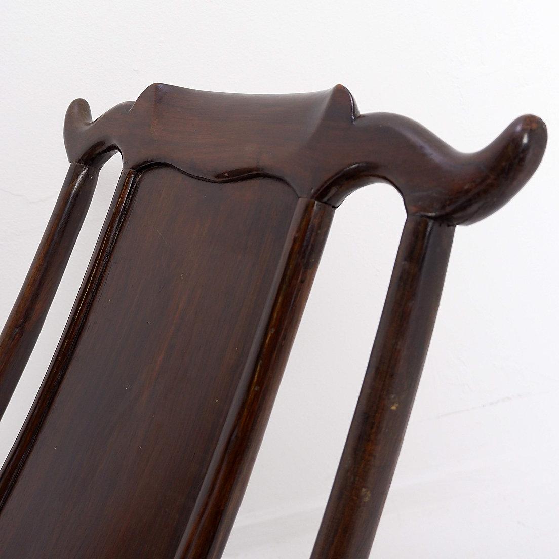 19th Century Chinese Moon Gazing Lounge chair For Sale 3