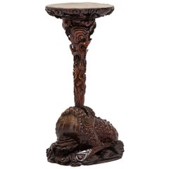 19th Century Chinese Mythical Toad Incense Stand