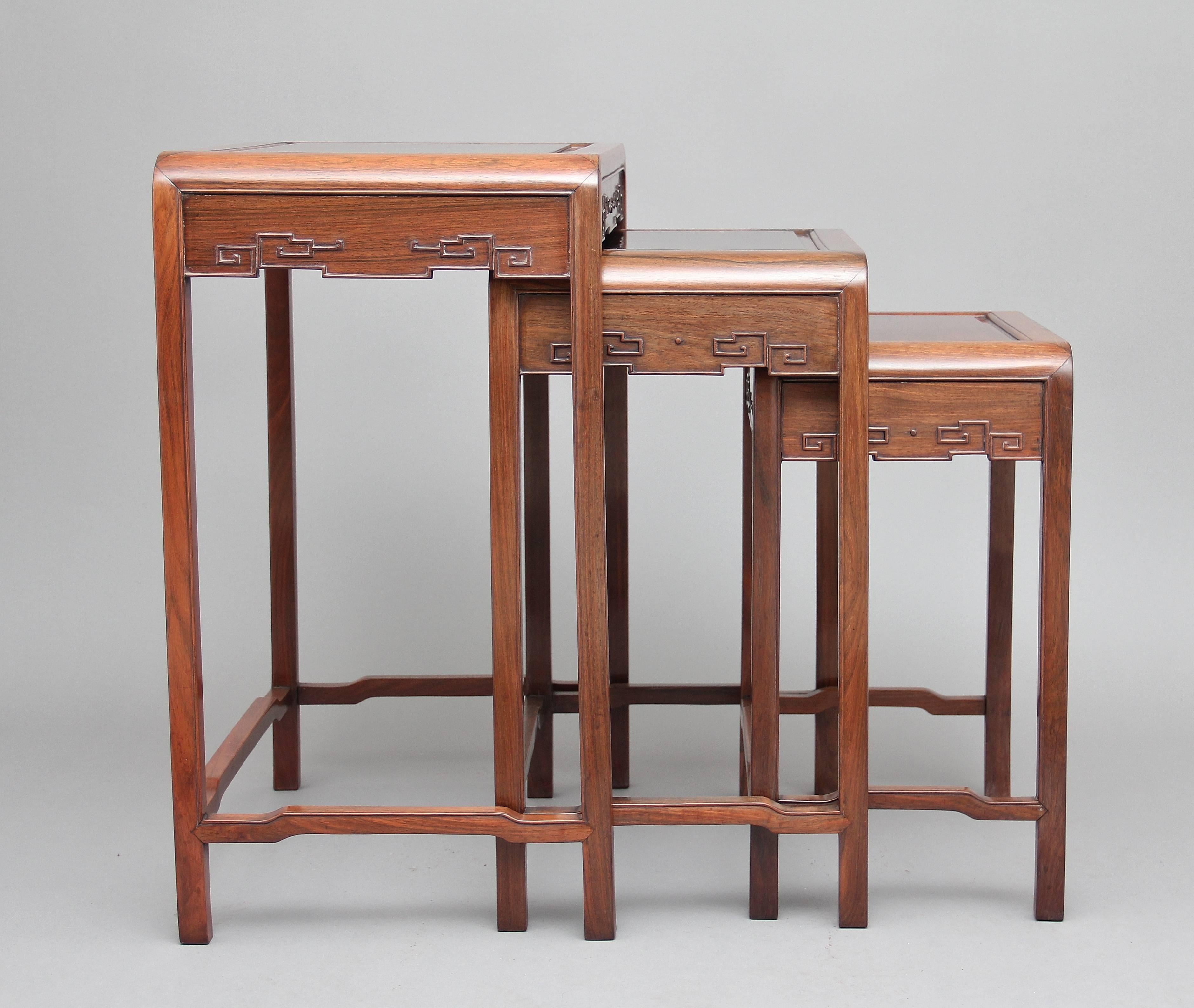 19th Century Chinese Nest of Tables 5