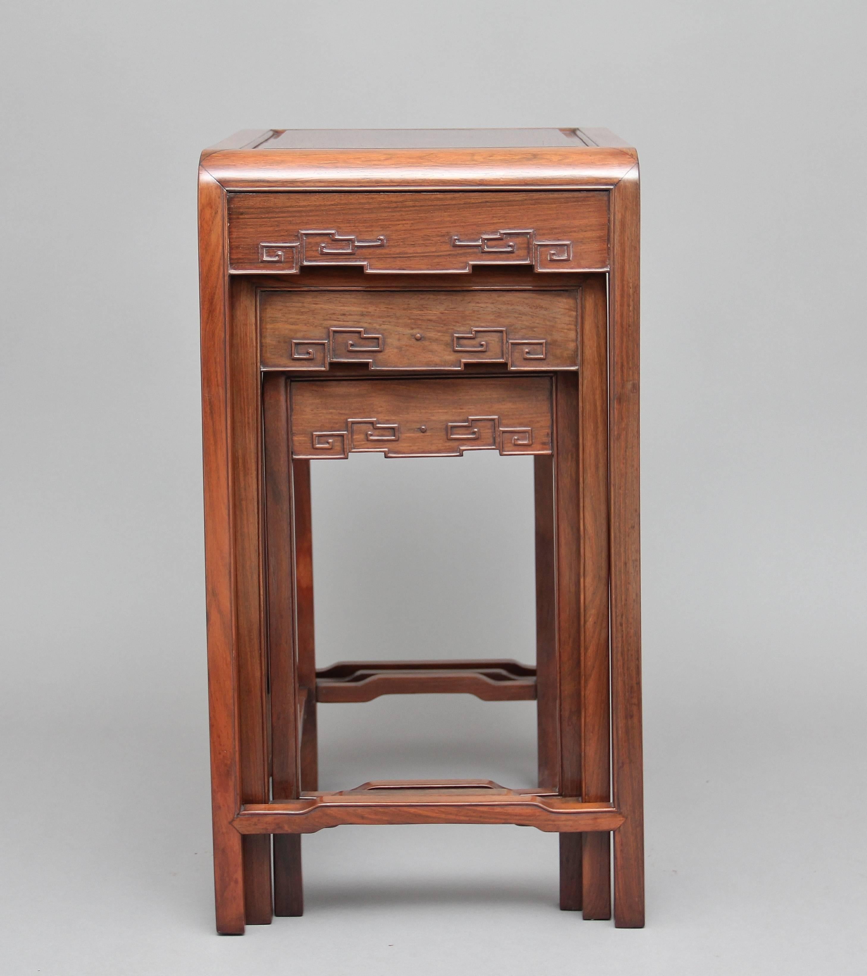 19th Century Chinese Nest of Tables 1