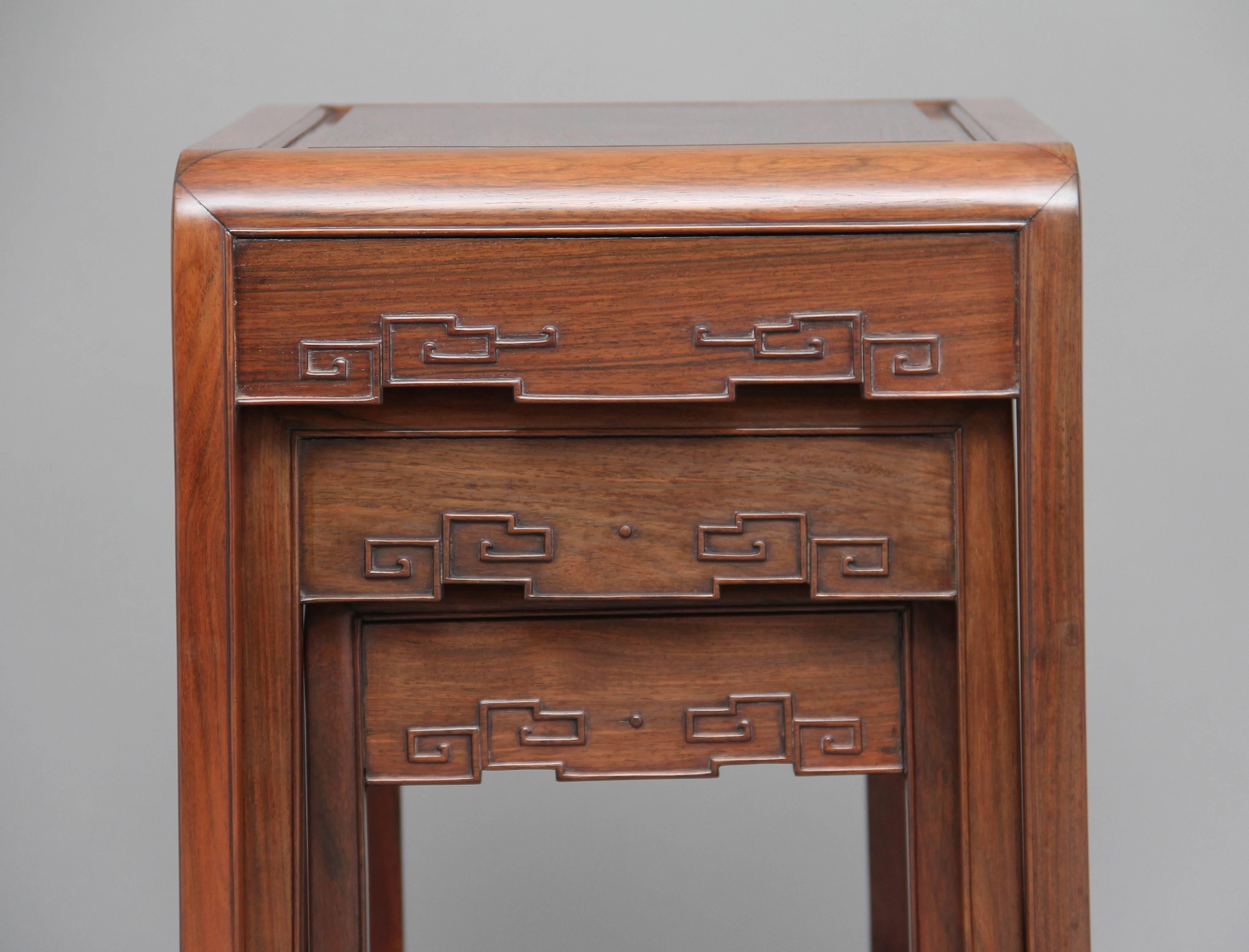 19th Century Chinese Nest of Tables 2