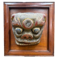 19th-century Chinese Nuo Ritual Mask