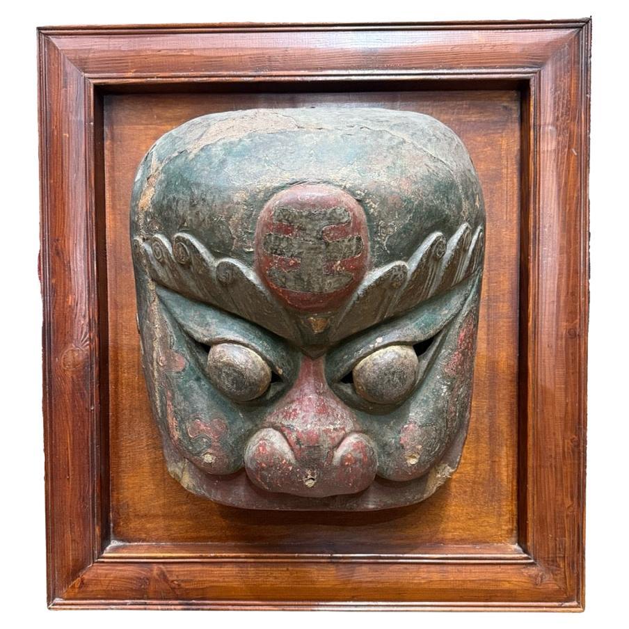 19th-century Chinese Nuo Ritual Mask