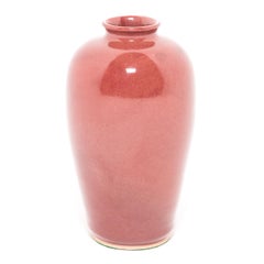 Chinese Oxblood Meiping Vase, c. 1850